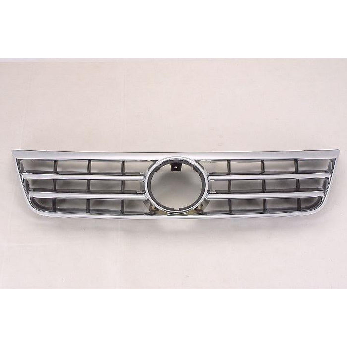 Volkswagen Touareg CAPA Certified Grille Satin Black With Chrome Frame Plastic - VW1200143C