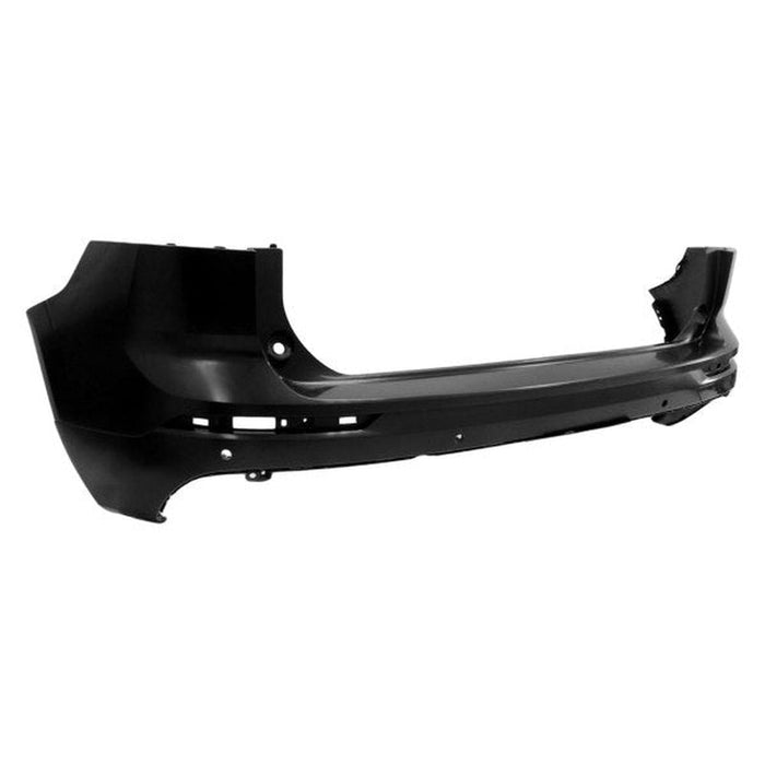 Volvo XC60 Momentum/R-Design CAPA Certified Rear Bumper With 4 Sensor Holes - VO1100186C