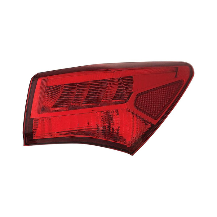 Acura TLX Passenger Side Tail Light Assembly Dark Chrome Outer - AC2805109
