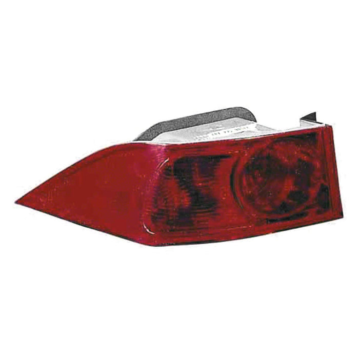 Acura TSX Driver Side Tail Light Housing Quarter Panel Mounted Includes Lens - AC2818105