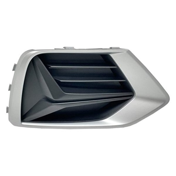 Audi Q3 Front Passenger Side Bumper Insert Outer Grille Selenite Silver - AU1039156