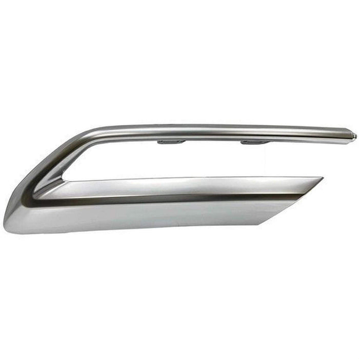 Audi Q5 Rear Driver Side Bumper Molding W/O S-Line Pkg Exh Opening Trim Aluminum - AU1146102