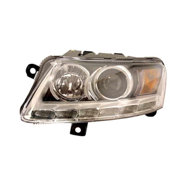 Audi A6 Driver Side Headlight Assembly Xenon W/Auto Level Lamps W/O Curve Lighting Composite - AU2502156