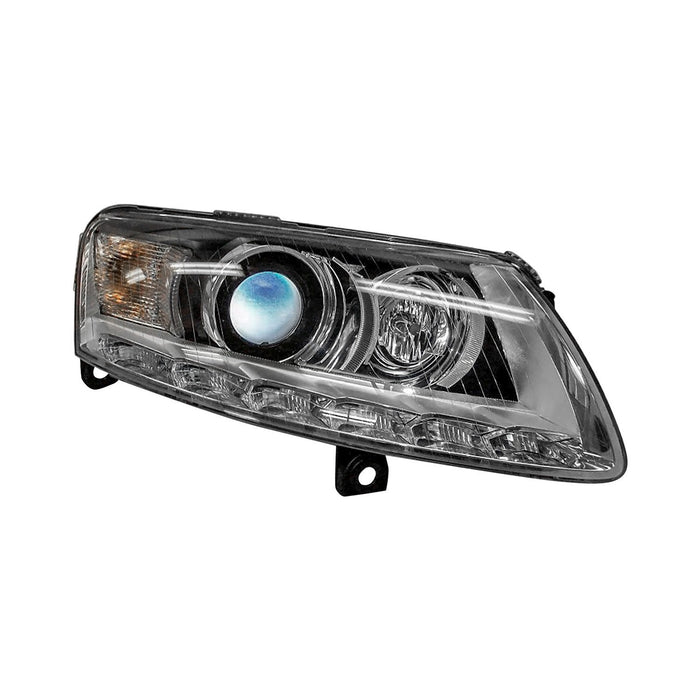 Audi A6 Passenger Side Headlight Assembly Xenon W/Auto Level Lamps W/Curve Lighting Composite - AU2503148