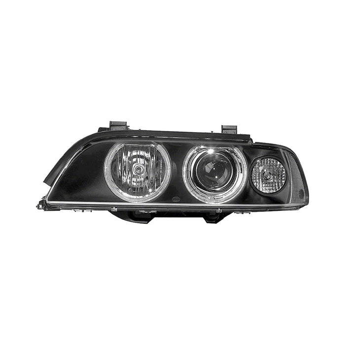 BMW 525i/530i/540i Driver Side Headlight Assembly W/White Signal Lens Halogen Composite - BM2502121