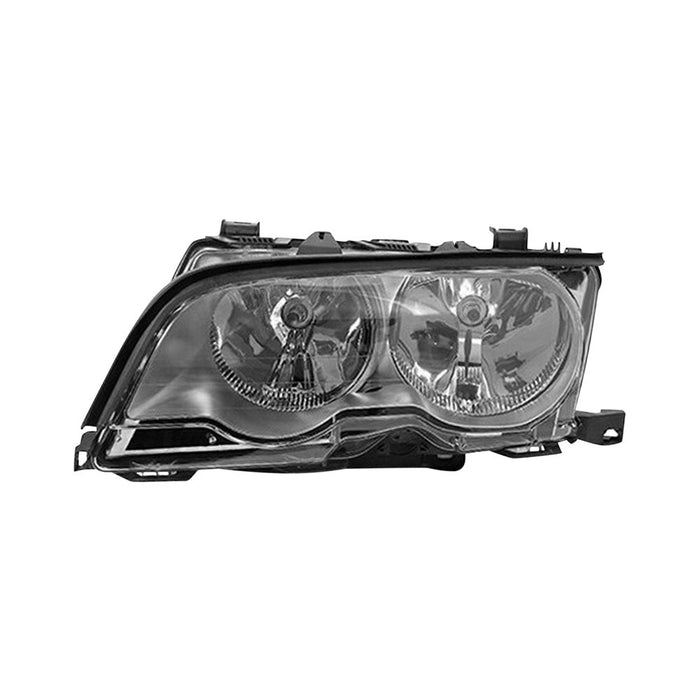 BMW 325Ci/330Ci Driver Side Headlight Assembly Halogen W/Titanium Trim To 3-03 Composite Convertible/Coupe - BM2502162