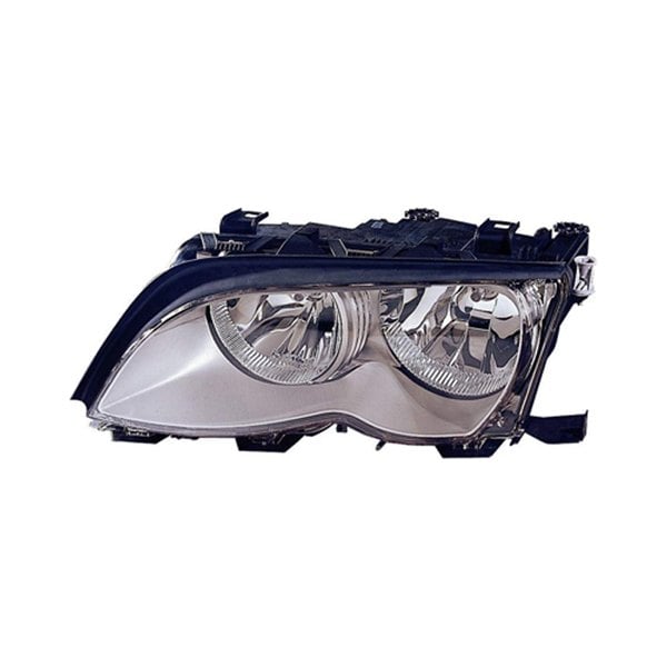 BMW 320i/325i Driver Side Headlight Assembly Halogen W/Titanium Trim Composite Sedan/Wagon - BM2502165