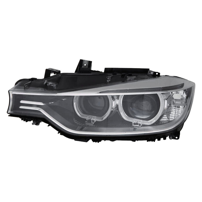 BMW 320i/328i/335i/ActiveHybrid 3 Driver Side Headlight Assembly F30 Xenon W/O Adaptive Headlamps Composite Sedan - BM2502181