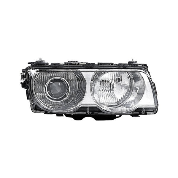 BMW 740i/750iL Passenger Side Headlight Assembly Xenon W/Bright Bezel Composite - BM2503127