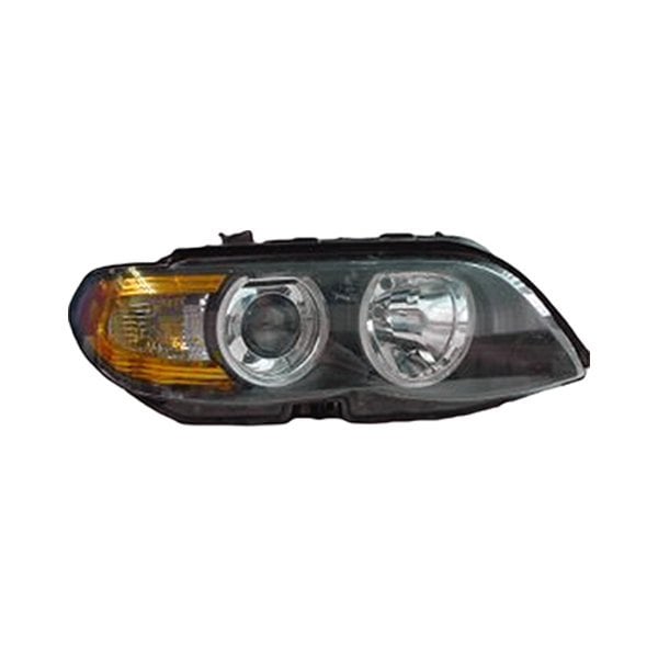 BMW X5 Passenger Side Headlight Assembly Xenon W/Auto H/Lamp Control W/White Turn Indicator Composite - BM2503149