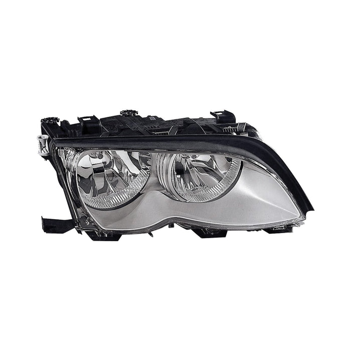 BMW 320i/325i Passenger Side Headlight Assembly Halogen W/Titanium Trim Composite Sedan/Wagon - BM2503165