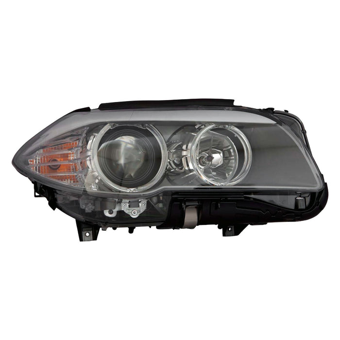 BMW 528i/535i/550i Passenger Side Headlight Assembly F10 W/O Auto Adjust H/Lamps Composite Sedan - BM2503174