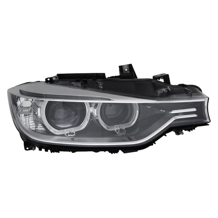 BMW 320i/328i/335i/ActiveHybrid 3 Passenger Side Headlight Assembly F30 Xenon W/O Adaptive Headlamps Composite Sedan - BM2503181