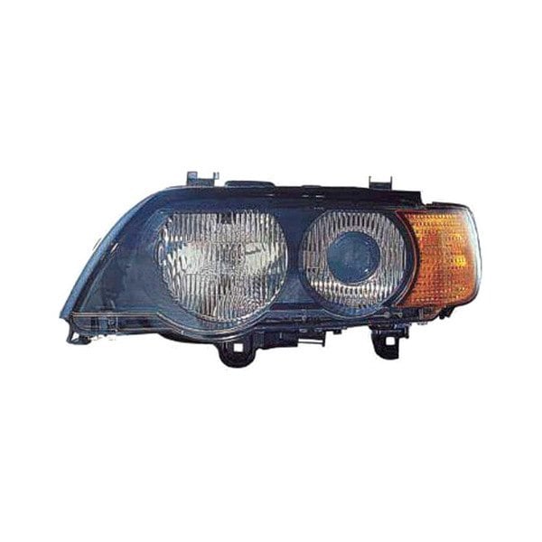 BMW X5 Driver Side Headlight Lens Housing Xenon W/Amber Turn Signals - BM2518108