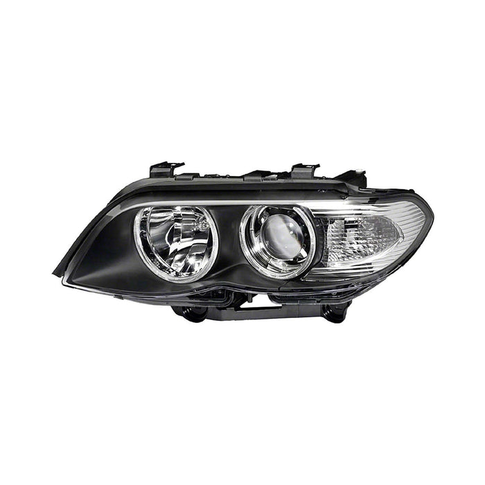BMW X5 Driver Side Headlight Lens Housing Xenon W/O Auto H/Lamp Control W/White Turn Indicator - BM2518116