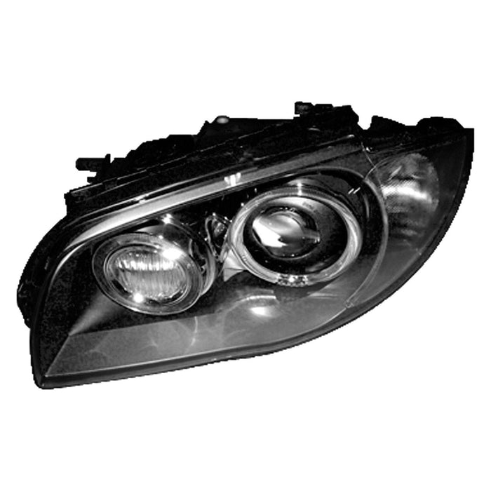 BMW 128i/135i Driver Side Headlight Lens Housing E82 Xenon W/Auto Adjust H/Lamps Convertible/Coupe - BM2518126