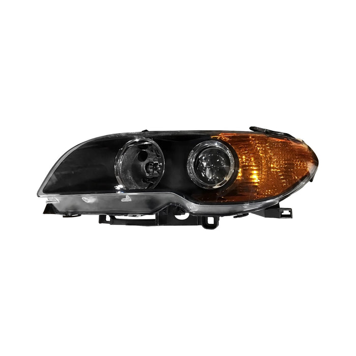 BMW 325Ci/330Ci Driver Side Headlight Lens Housing E46 Bi-Xenon W/Adaptive Lighting W/Yellow Turn Signal From 03-03 Convertible - BM2518131