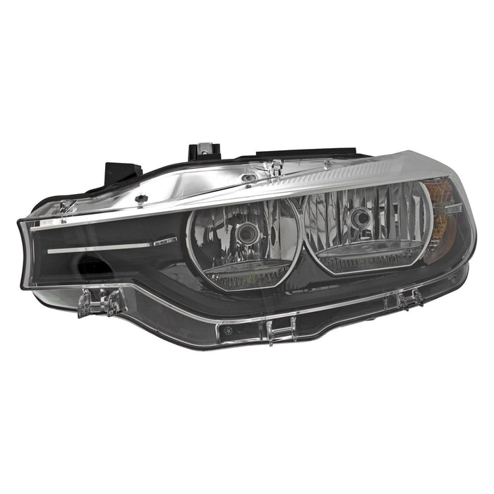 BMW 320i/328d/328d xDrive/328i/328i xDrive/340i Driver Side Headlight Lens Housing F30 Halogen Sedan/Wagon - BM2518166