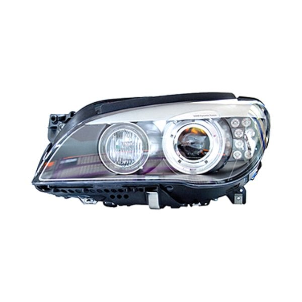 BMW 740i/740Li/750i/750Li/760Li Driver Side Headlight Lens Housing F01|F02|F04 Bi-Xenon W/Curve Lighting - BM2518168