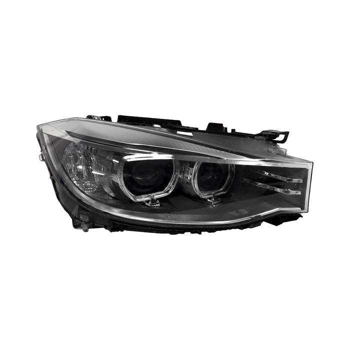 BMW 328i GT xDrive/330i GT xDrive/335i GT xDrive/340i GT xDrive Passenger Side Headlight Lens Housing F34 Xenon W/Adaptive Headlamps - BM2519153
