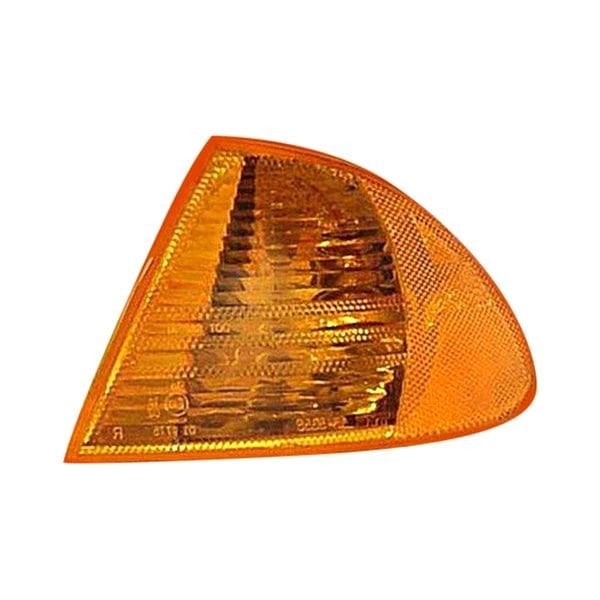 BMW 323i/325i/328i/330i Driver Side Parking Light Assembly Park/Signal/Marker Combo E46 W/Amber Lens 4 Door Sedan/Wagon - BM2520104