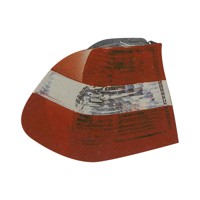 BMW 325i/330i Passenger Side Tail Light Assembly E46 Body Mounted W/Red & Clear Lenses 4 Door Sedan - BM2801111