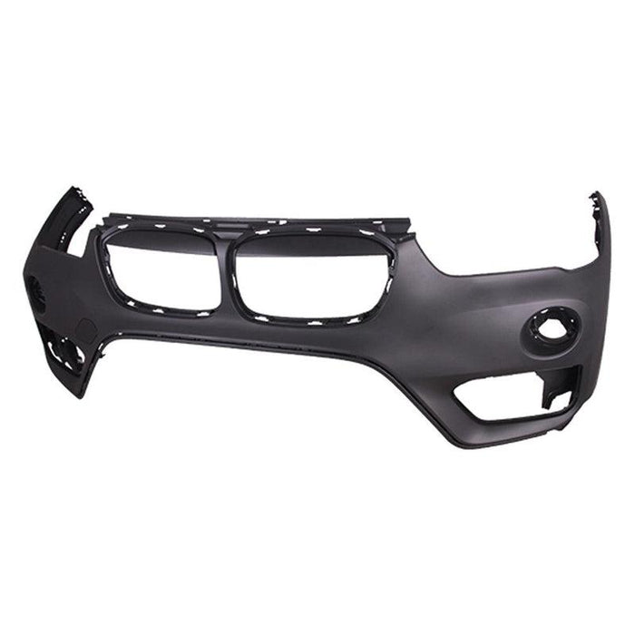 BMW X1 OEM Front Upper Bumper With Sensor Holes Without Headlight Washer Holes Without M-Package - 51117453566