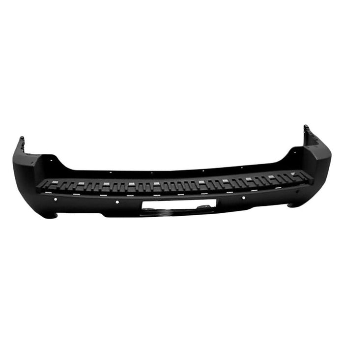 Cadillac Escalade CAPA Certified Rear Bumper With Dual Exhaust & With Sensor Holes - GM1100914C