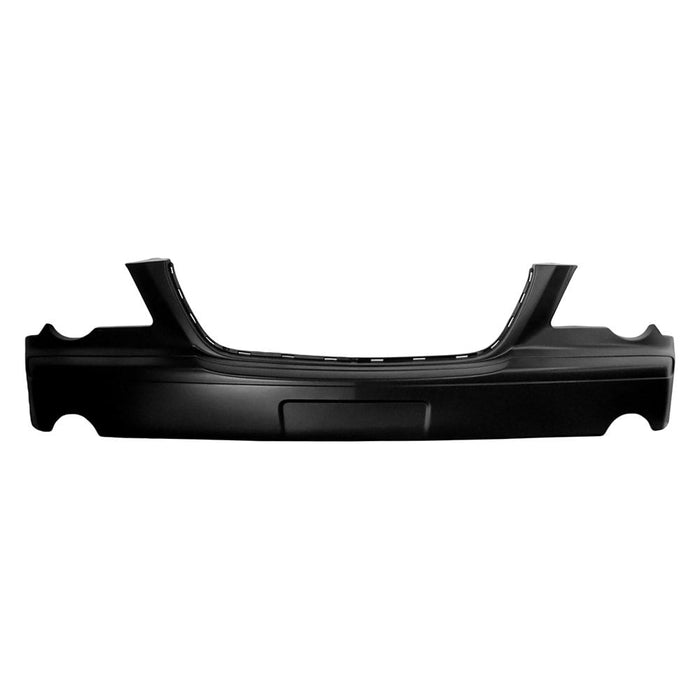 Chrysler Pacifica Front Bumper Upper W/O Bright Insert - CH1000915