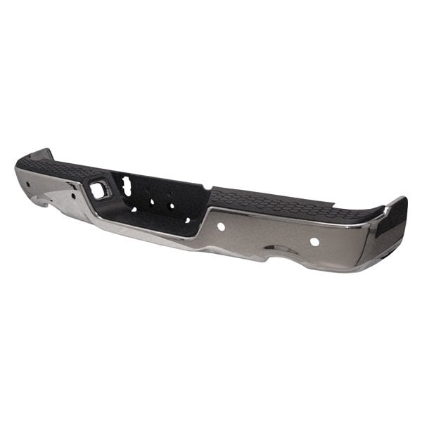Dodge Ram 1500/Ram 1500/1500 Classic Rear Bumper Assembly W/Dual Exh W/Parking Sensor W/Lic/Lamps Chrome - CH1103119