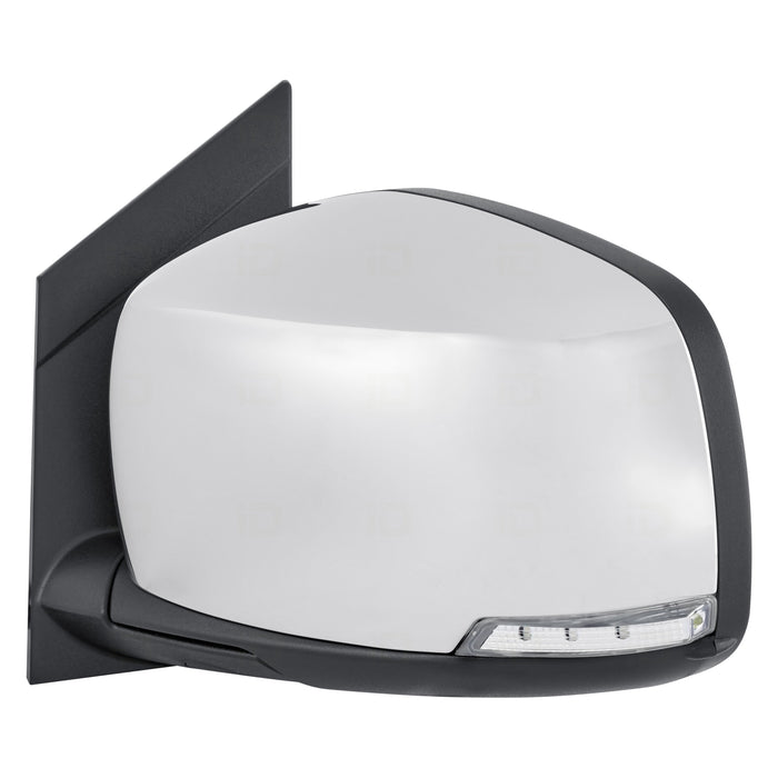 Chrysler Town & Country/Dodge Grand Caravan Driver Side Door Mirror Power Heated W/O Side Object Sensor W/Signal Lamp W/Memory Chrome Assembly - CH1320383