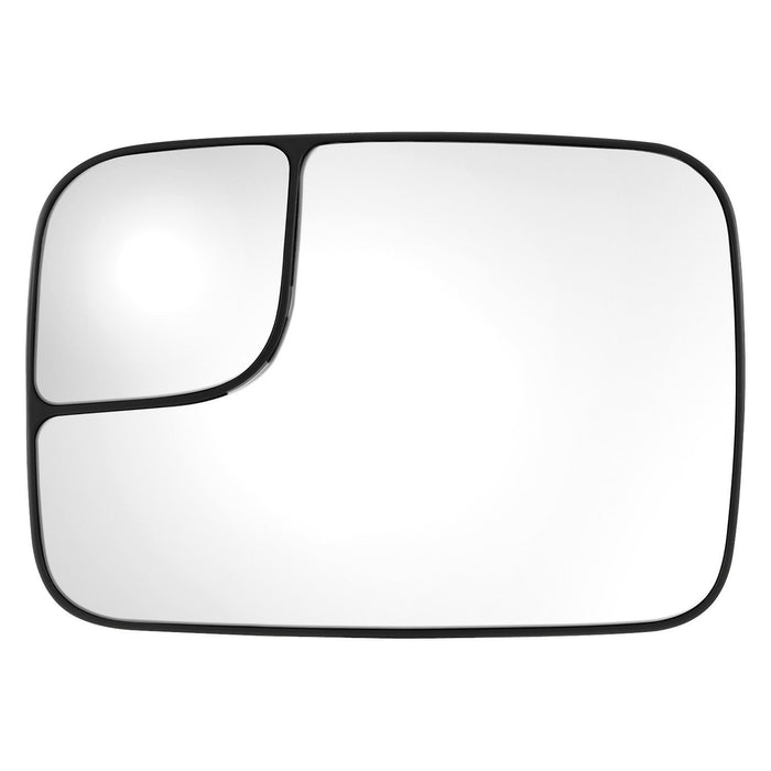 Dodge Ram 1500/2500/3500 Driver Side Door Mirror Glass Manual Non-Heated Flat W/Spot Mirror W/Towing Pkg - CH1324122