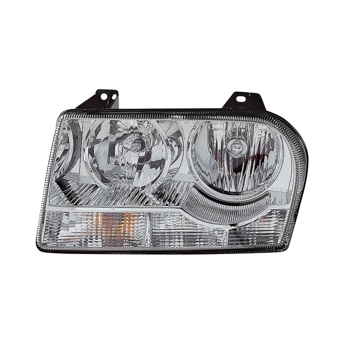 Chrysler 300 Driver Side Headlight Assembly Halogen W/O Delay Option W/Bulb Composite 2.7L V6/3.5L V6 - CH2502218