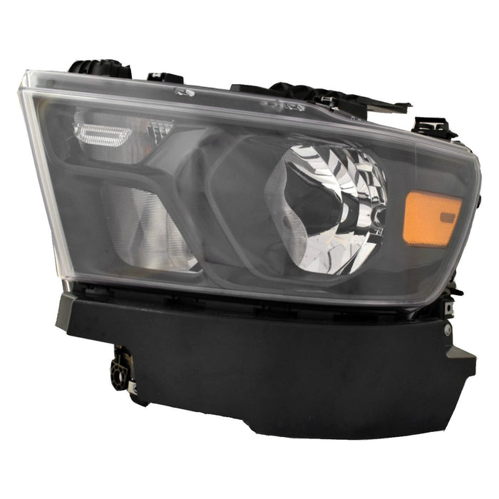 Ram 1500 Driver Side Headlight Assembly Halogen Trim Composite - CH2502328