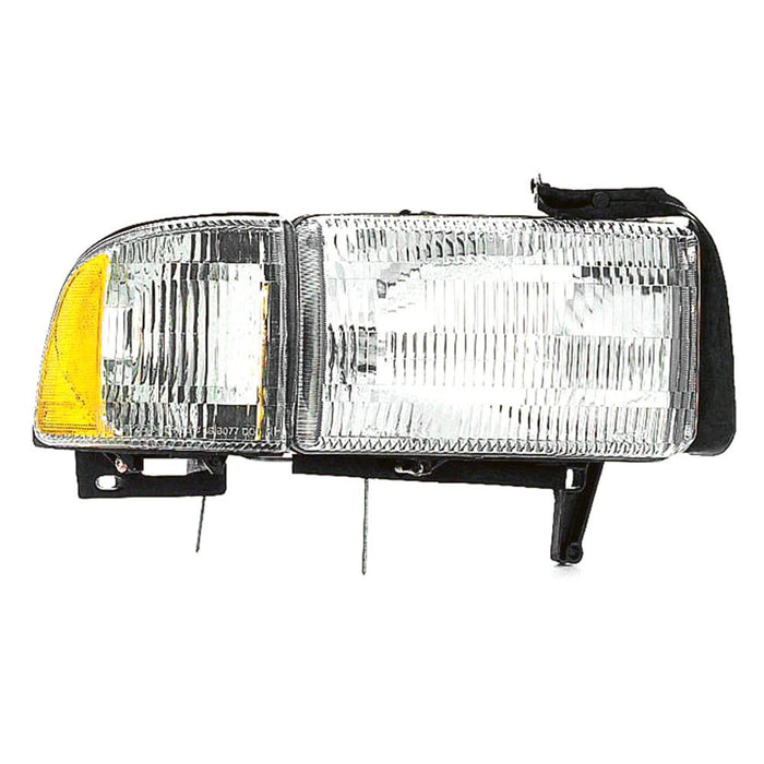 Dodge Ram 1500/2500/3500 Passenger Side Headlight Assembly W/O Sport Pkg Includes Park/Signal/Marker Lamps Composite - CH2503101