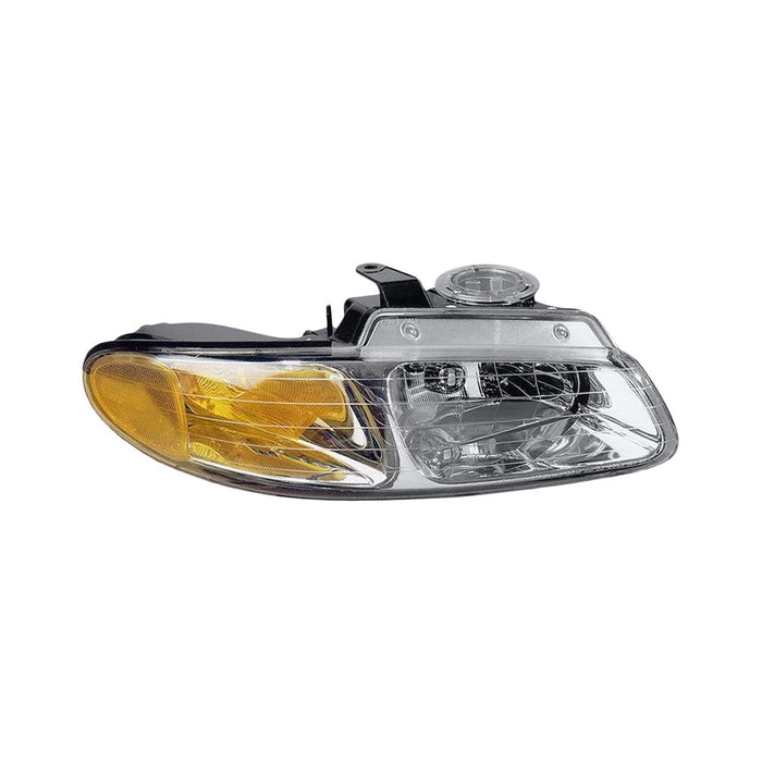 Chrysler Town & Country/Dodge Caravan/Plymouth Voyager Passenger Side Headlight Assembly W/O Quad Headlamps Composite - CH2503109