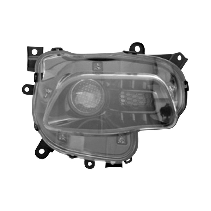 Jeep Cherokee Passenger Side Headlight Assembly Halogen Trim Composite - CH2503249