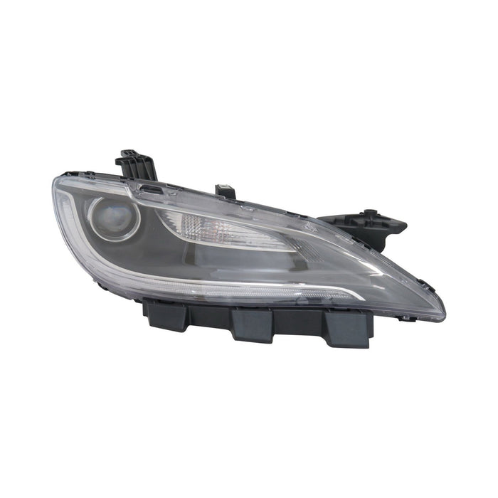 Chrysler 200 Passenger Side Headlight Assembly Halogen Chrome Trim Composite - CH2503262