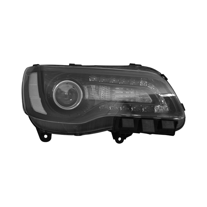 Chrysler 300 Passenger Side Headlight Assembly Halogen Bezel Composite - CH2503269