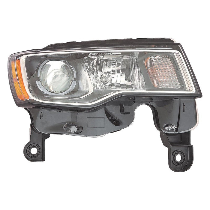 Jeep Grand Cherokee/Cherokee WK Passenger Side Headlight Assembly Standard Type Chrome Composite - CH2503297
