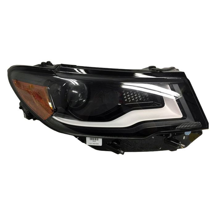 Jeep Compass Passenger Side Headlight Assembly New Hid W/O Led Drl Composite - CH2503312