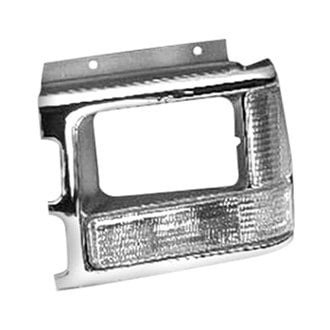 Dodge Dakota Driver Side Headlight Door W/Sealed Beam Lamps W/Lens Bright & & Dark Argent - CH2512163