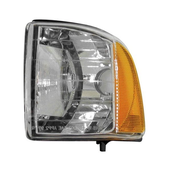 Dodge Ram 1500/2500/3500 Driver Side Parking Light Assembly W/Quad Headlamps Sport Pkg Includes Marker/Signal Lamp Early Design - CH2520137