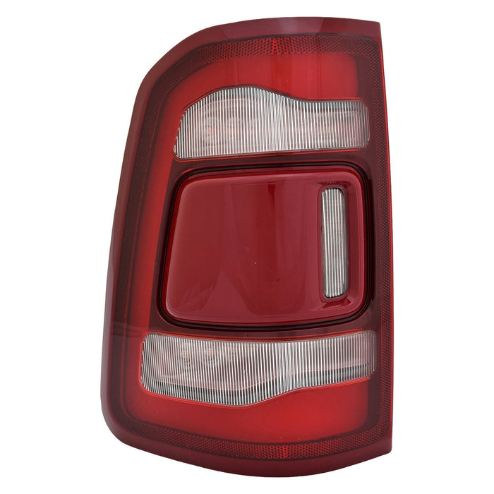 Ram 1500 Driver Side Tail Light Assembly Led W/O Blind Spot Detection Chrome Trim - CH2800217