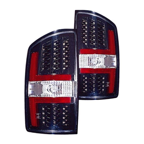 Dodge Ram 1500/2500/3500 Tail Light Set Led W/ Bezel W/Clear Lens - CH2811139