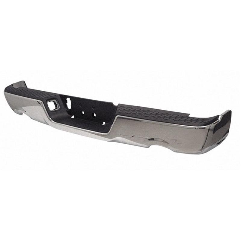 Chrome Dodge RAM OEM Rear Bumper Assembly - 68049740AB