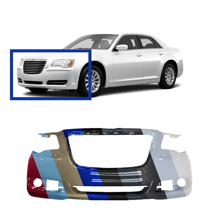 Chrysler 300 Front Bumper Without Sensor Holes - CH1000A00