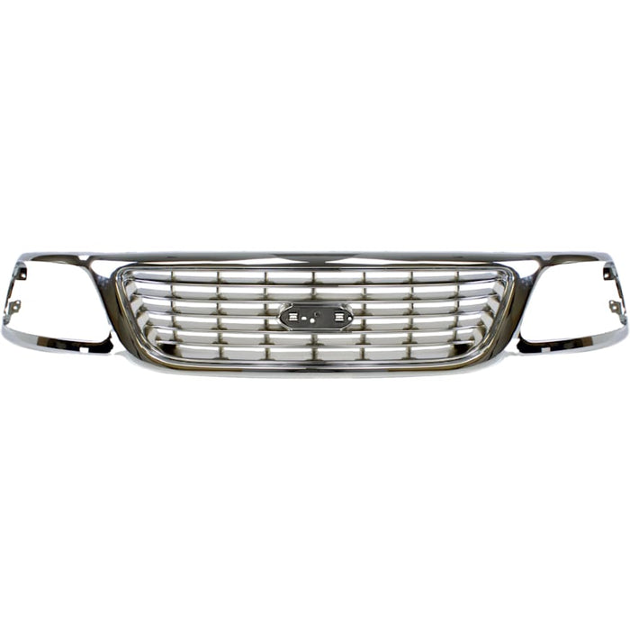 Ford F-150/F-150 Heritage Grille Lightning All Chrome Assembly - FO1200420