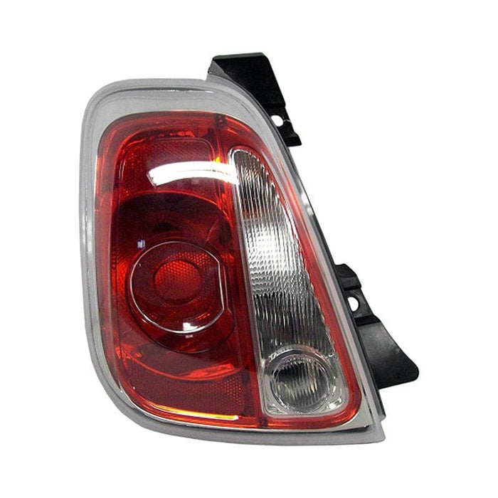 Fiat 500 Driver Side Tail Light Housing Includes Lens Hatchback - FI2818100
