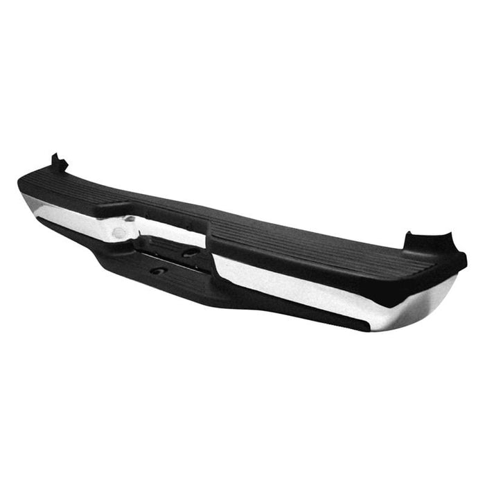 Ford Explorer Rear Bumper Assembly Includes Pads/Brackets/Hardware/Lic. Lamp Bright W/ Pads W/O Bu Sens - FO1101133